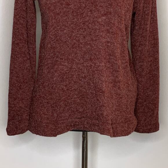 143 Story by Line Up maroon angora blend cut out sweater size Small - Picture 4 of 12